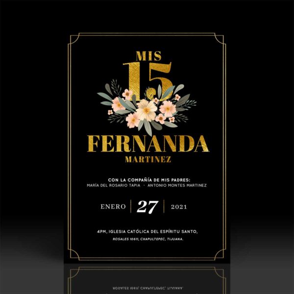Invitación XV B007