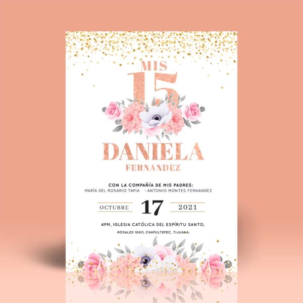 Invitación XV B010
