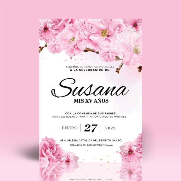 Invitación XV B024