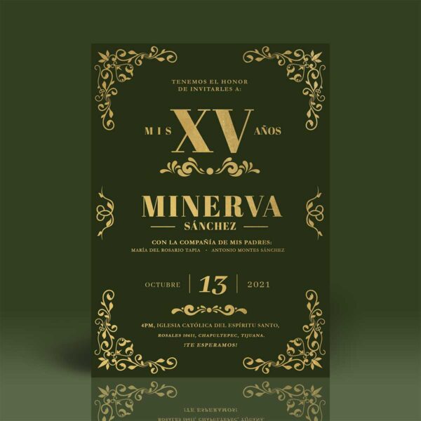 Invitación XV B025