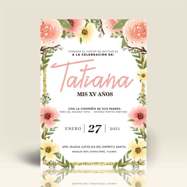 Invitación XV B031