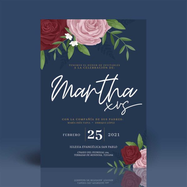Invitación XV B033