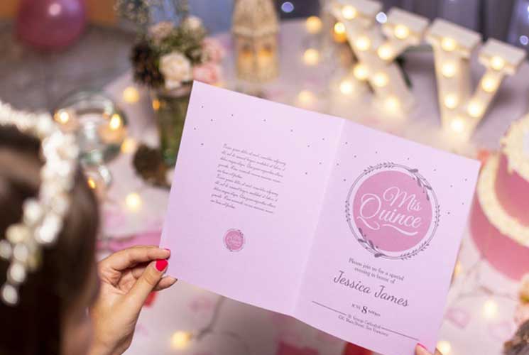 Consejos para tu invitación de XV