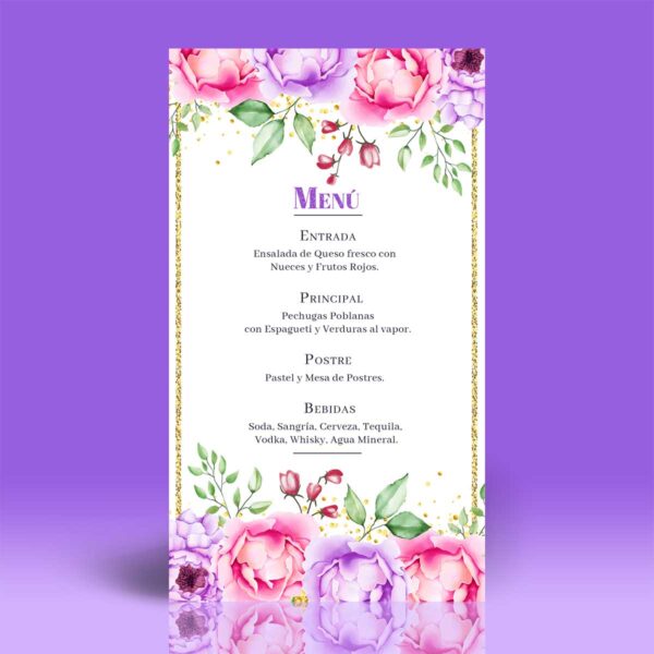 Invitación XV B016 - Imagen 4