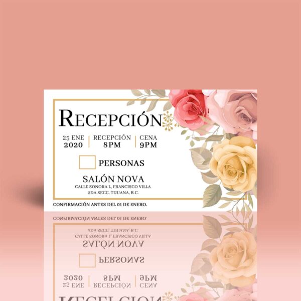 Invitación Boda A011 - Imagen 2