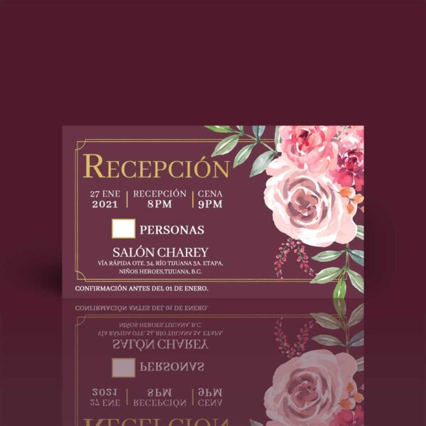 Invitación XV B005 - Imagen 2