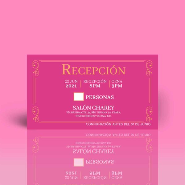 Invitación XV B006 - Imagen 2