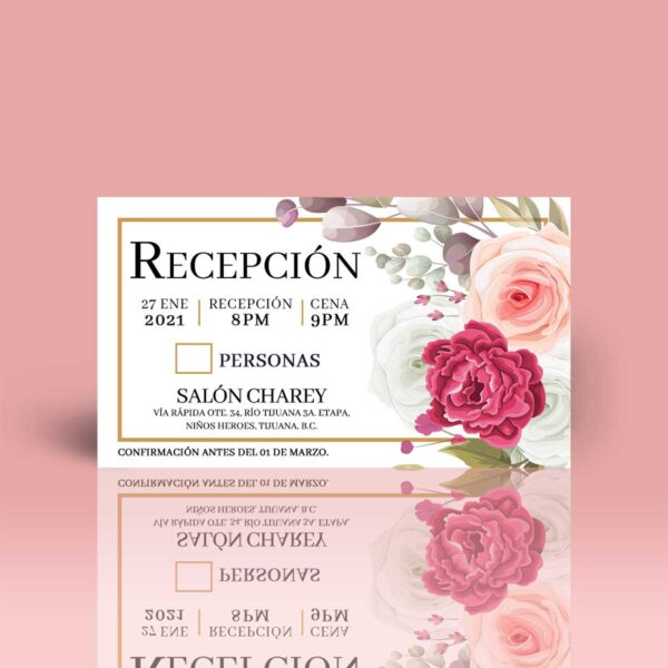 Invitación XV B008 - Imagen 2