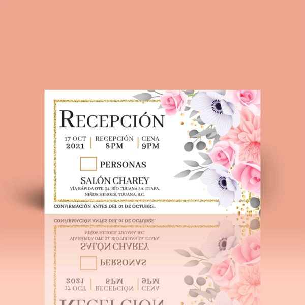Invitación XV B010 - Imagen 2